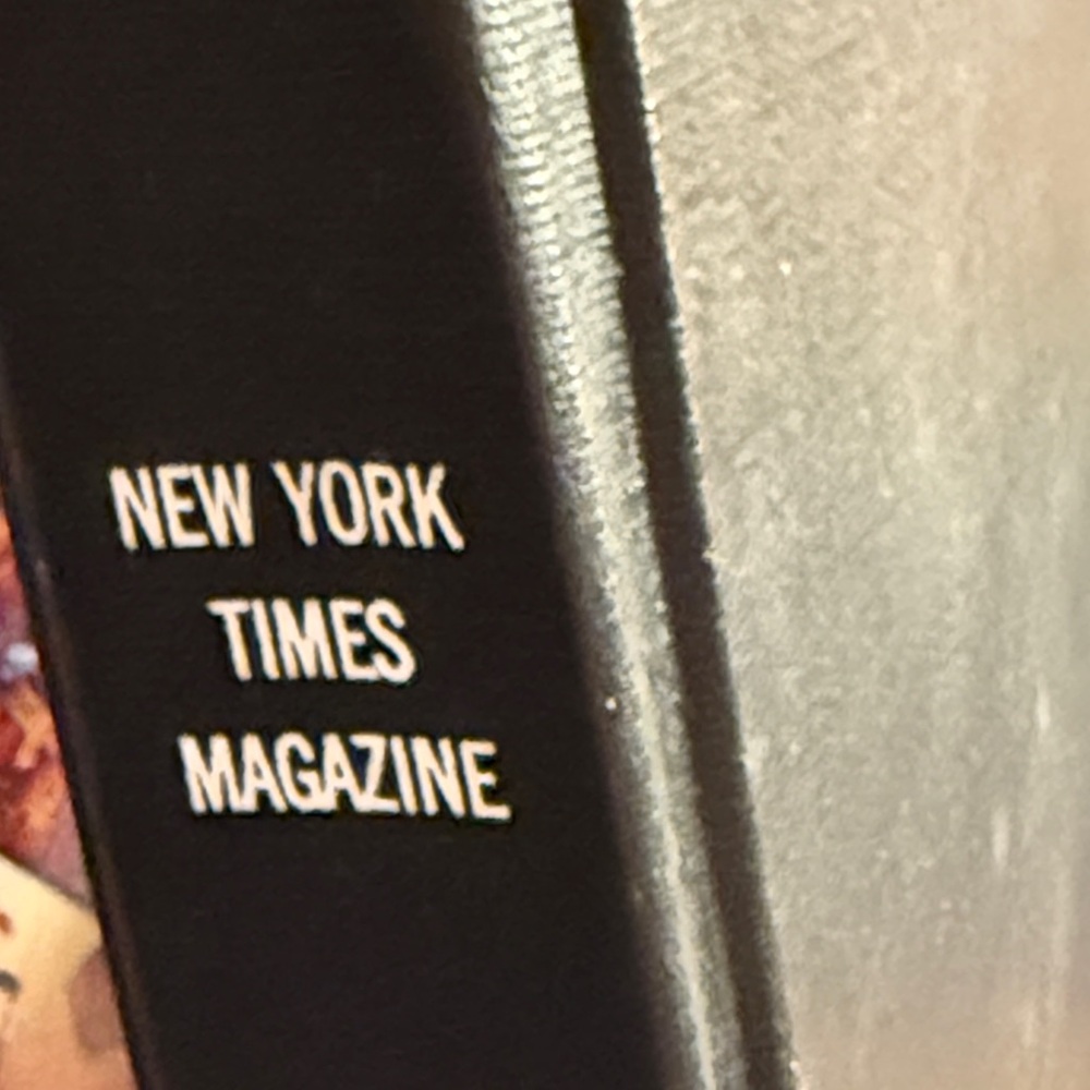 New York Times Magazine November-December 1977 issues hard-back bound EUC